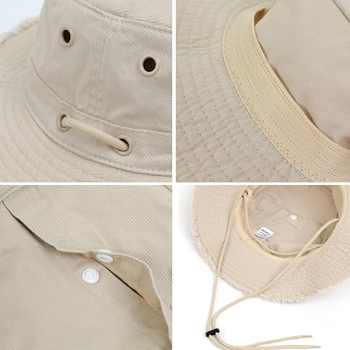 Sombrero de sol unisex tipo bucket Gajaous miniatura 5