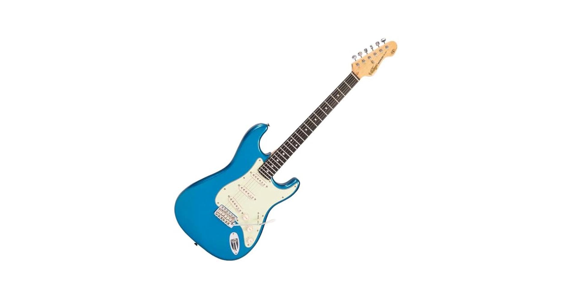Amazon.com: VINTAGE Electric Guitar, Right, Candy Apple Blue