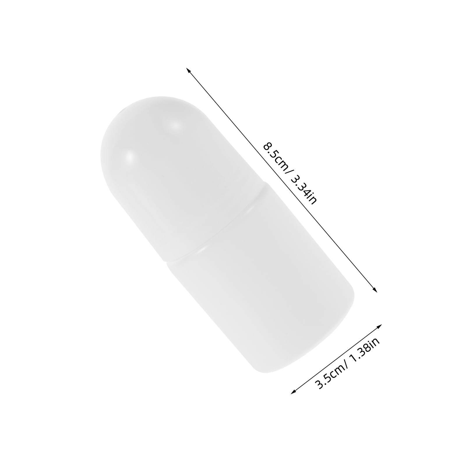 PLAFOPE 30 flaconi roll-on vuoti: 50 ml di oli essenziali, profumi, contenitori in plastica a, a prova di perdite, portatili, da viaggio, per deodoranti.