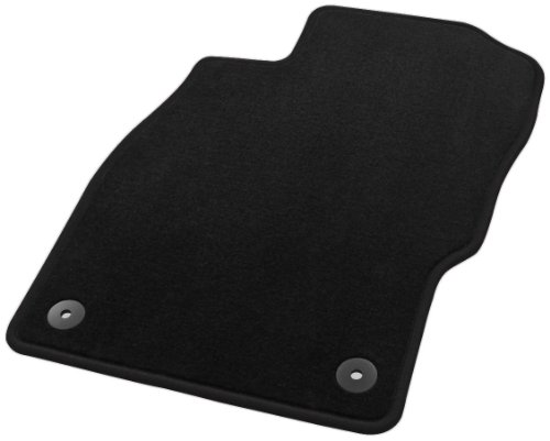 Tapis de Véhicule Sky Line Noir Contre la Saleté Moquette Auto 2 Pcs