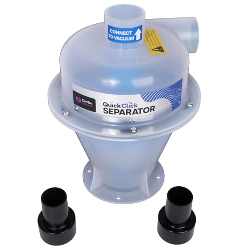 Quick Click Dust Collection Woodworking Cyclonic Separator for Wet/Dry Vacuums