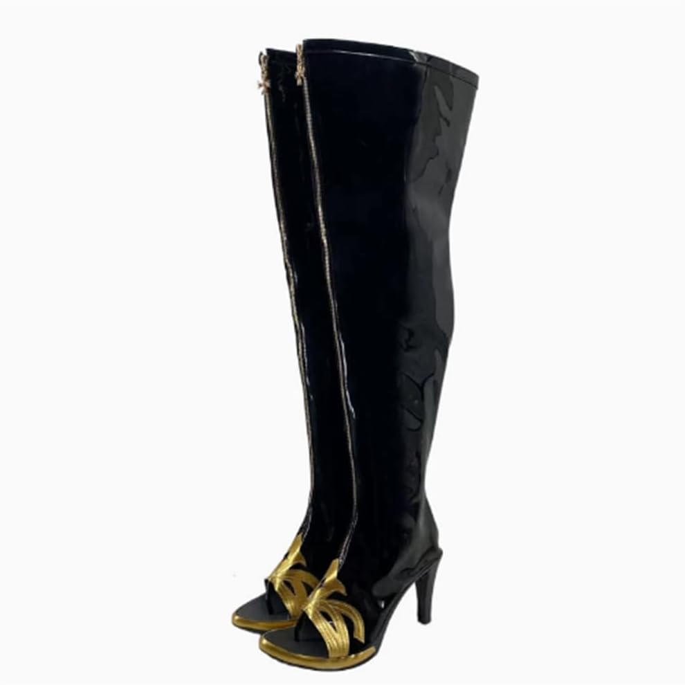 Gentiana Cosplay Shoes Boots Cosplay Shoes Custom Made Props Anime W4269