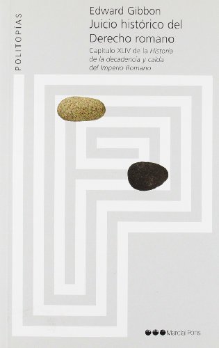 Portada de Juicio Historico del Derecho Romano