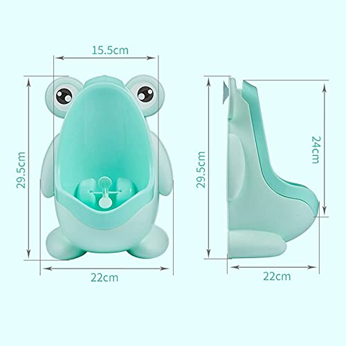 Kuinayouyi baby jongen urinoir baby peuter cartoon kikker wandmontage haak potje toilet training standaard verticale… - Afbeelding 5