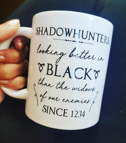 NXCFSD Shadowhunters Inspired Coffee Mug 11oz - TV Show & Bookish Themed Gift, Ceramic Cup
