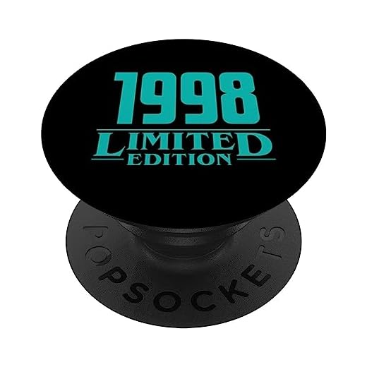 1998 Limited Edition Nacido 1998 Cumpleaños PopSockets PopGrip Intercambiable