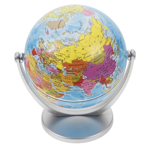 DIYEAH World Globe Ornament Desk Globe for Office for Boys and Girls Classroom