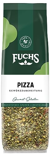 Fuchs Gewürze - Pizza Gewürzzubereitung im recyclebaren Nachfüllbeutel Gewürzmischung mit italienischen Kräutern ideal für Bruschetta - 30 g