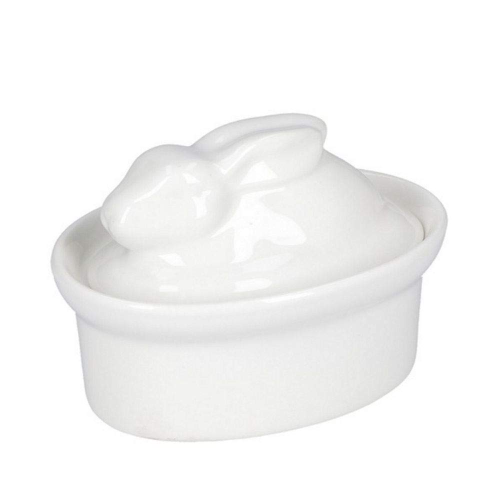 La Porcellana Bianca - Casseruola Lepre in Gift Box - Arredo Casa, Complementi Tavola - Porcellana - 7x10xh8 cm