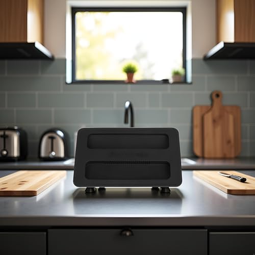 image for WLngtv Black Toaster Appliance Top Cover, Silicone Lid Toaster , Bread