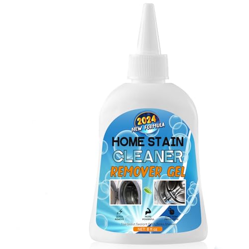 HZEVERO Mold Stain Remover Gel, Washing Machine Cleaner for Front Loader Washer Gasket Rubber Seal Home Stain Removal Gel for Grout, Caulk, Shower, Bathroom Cleaning Solution 616hvhih
