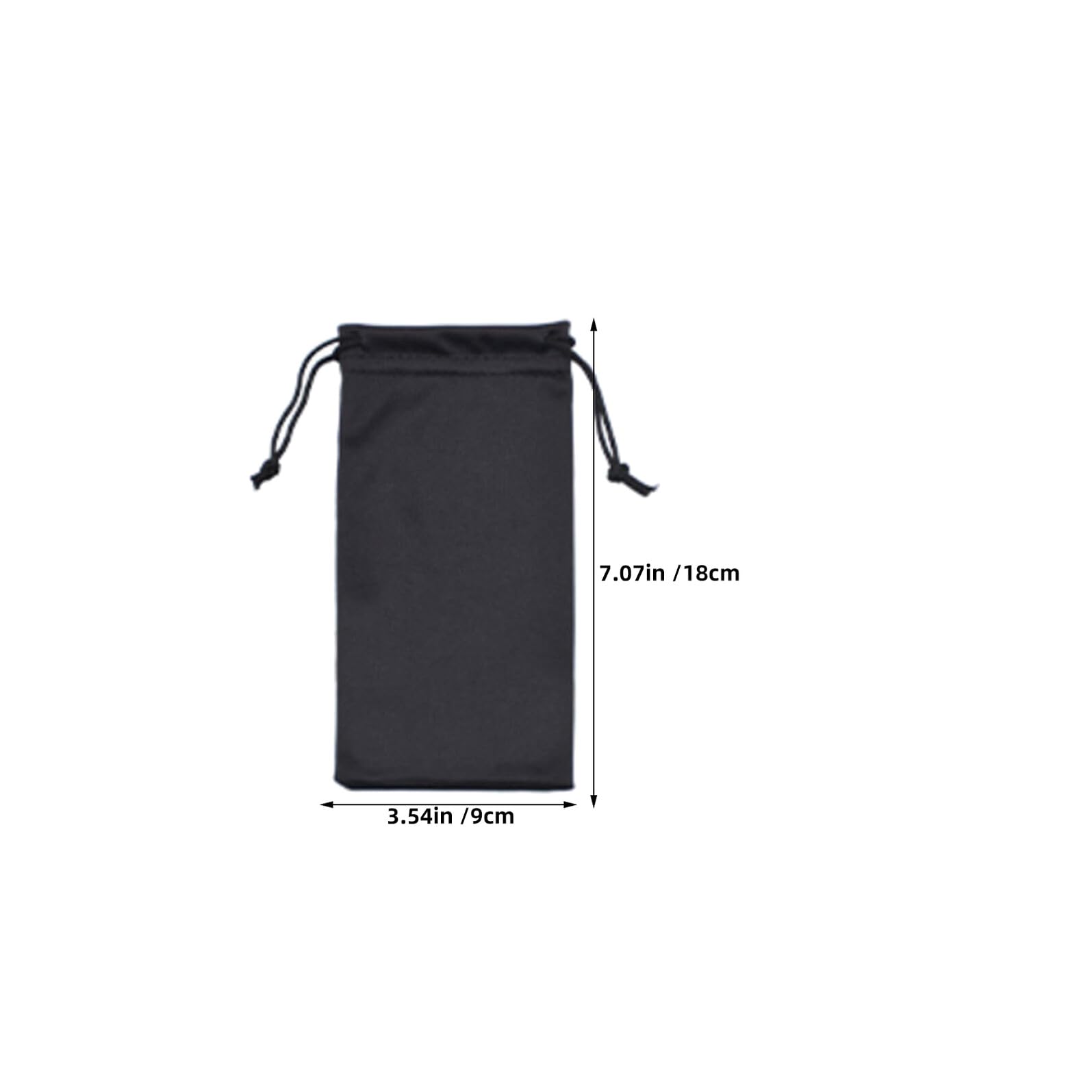 Yardwe Mikrofaser Brillenetui Weich 9x18cm Tragbare Sonnenbrillen Aufbewahrungstasche Brillenbeutel aus Weichem Stoff für Damen und Herren Leicht und Kompakt für Reisen