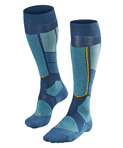 FALKE ESS St4 - Rodillera de Lana para Hombre, Hombre, Color Nautica, tamaño Size 46-48