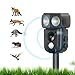 Produktbild Katzenschreck,Ultraschall Abwehr mit Solarbetrieb und Blitz gegen Katzen, Hunde, Marder, Tierabwehr, Katzenschreck Hundeschreck Marderschreck, 5 Modus, IPX66 Wasserdichter