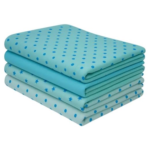 Homeabe Mulltücher 70x70 cm – 5er Set Spucktücher aus 100% Baumwolle – Weich, Atmungsaktiv & Saugfähig – Musselin Spucktuch Baby – OEKO-TEX Zertifiziert – Mullwindeln für Neugeborene in Aquamarine