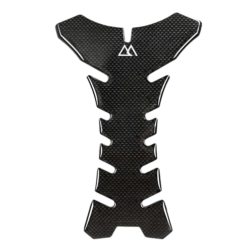 QIUMING Motorrad tankpad tankschutz motorrad tankpad motorrad tank pads tankaufkleber motorrad Motorrad tank pad Stark klebrig wasserdicht Schützen Sie Ihren Tank vor Kratzern (schwarzStil 1)