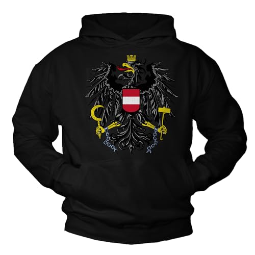 Sweat à capuche Autriche Makaya - Pull aigle football homme à manches longues