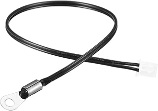 EuisdanAA Sonda termistorowa 10K NTC 11,8-calowy wrażliwy czujnik temperatury do klimatyzatora(Sonda de termistor NTC de 10K Sensor de temperatura de temperatura sensible de 11,8 pulgadas para aire