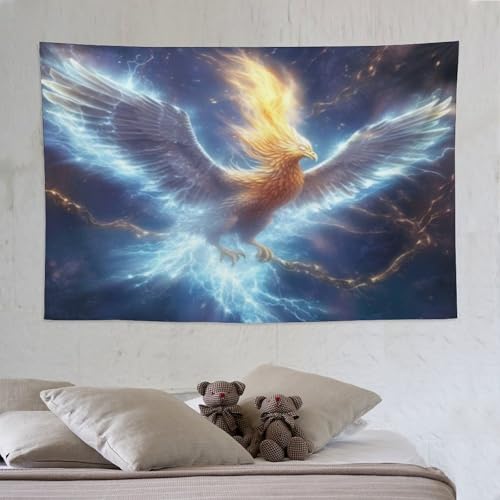 Tenture murale phénix 150x230 tissu imprimé pour habiller un grand mur