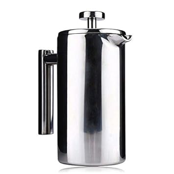 ELECTROPRIME 350ML Stainless Steel Insulated Coffee Tea Maker with Filter Double Wall Sa R4G4