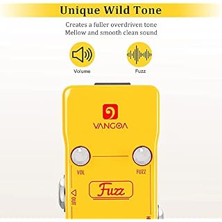 Vangoa Fuzz Pedal, Pédale d’effets de guitare Fuzz classique pour guitare électrique Mini Single Type DC 9V True Bypass… - Les Beatles, Paul McCartney, John Lennon, RIngo Starr, George Harrison Vangoa Fuzz Pedal, Pédale d'effets de guitare Fuzz classique pour guitare électrique Mini Single Type DC 9V True Bypass… – Image 2