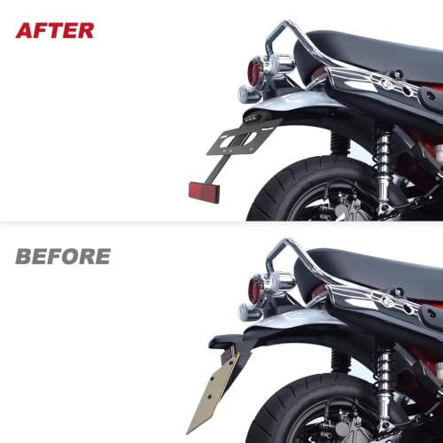 Support Plaque Dax 125 évite les Vibrations avec son Kit Rangement arrière - 6