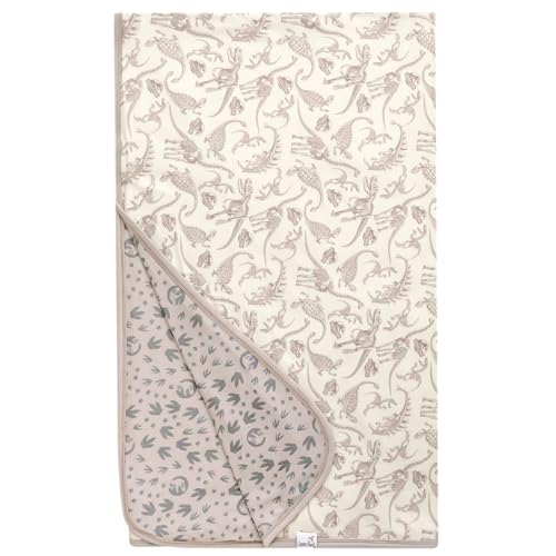 Image of Copper Pearl Jumbo 3-Layer Baby Blanket: Soft Baby Quilts for Boys and Girls | Breathable, Cozy, Toddler Blanket | Baby Quilt for Newborns | 60x72 Premium Material | Jurassic Park Fossils