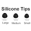 A-Focus [6 Pairs] Galaxy Buds FE Memory Foam & Silicone Ear Tips, Soft Replacement Comfortable Earbuds Eartips Gel Compatible with Samsung Galaxy Buds FE 2023 Release GBFE214532 Black