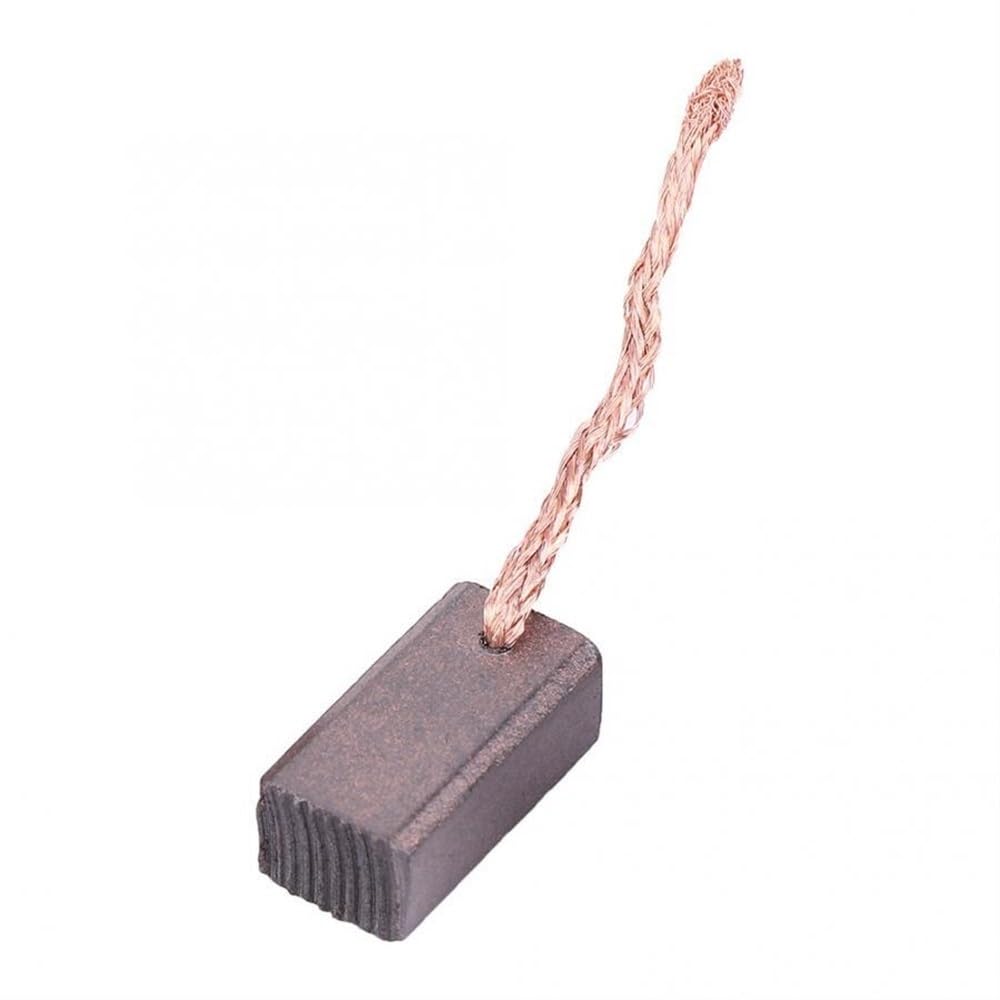 100 Pezzi di spazzole di Carbone for Motori in Grafite e Rame, spazzole for Motori CC for Veicoli elettrici, Kit di Sostituzione 8x10x20 mm