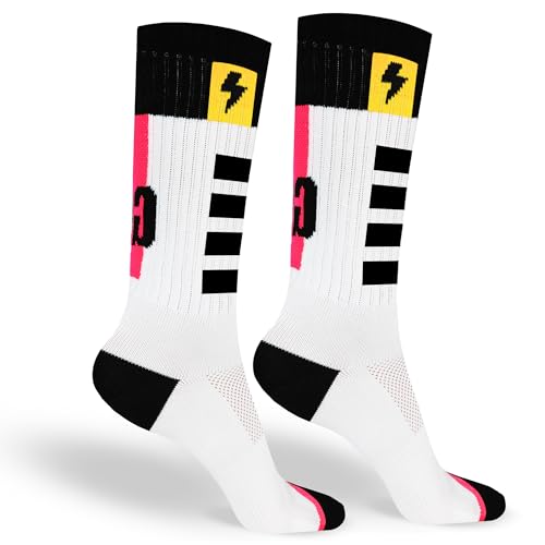 in s(h)ock Barcelona Calcetines de Deporte para Hombre y Mujer   Calcetines Largos sin Costuras   Ideales para Ciclismo, Running, Pádel, Baloncesto y Entrenamientos Diarios – Epic Ray