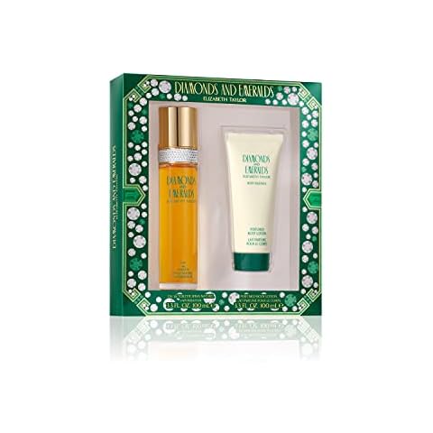 Elizabeth Taylor Diamonds & Emeralds 100ml 2 pc Set Cover
