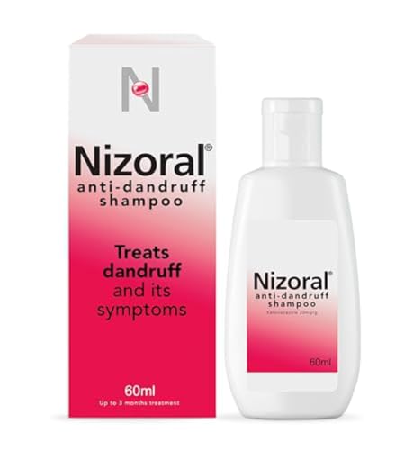 Nizoral Anti Dandruff Shampoo Perfect for Dry Flaky and Itchy Scalp - 60 ml