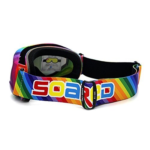 最安値 X A スキーゴーグル キッズ用 スノーボードゴーグル 子供 スノーゴーグル ダブルレンズ メガネかけ対応 ヘルメット可 Uvカット Uv400 曇り止め 耐衝撃 防塵 防風 ゴーグル拭き ゴーグル保護袋 ゴーグルケース 4点セット Cの価格比較