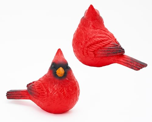 Figura de Cardenal Rojo 8 Pulgadas para Decoración miniatura 6