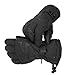 UKEE Ski Gloves, Waterproof and Windproof Winter Snow Gloves Ski, Snowboard, Motorcycle, Bike, Ski Gloves for Men and Women (black)