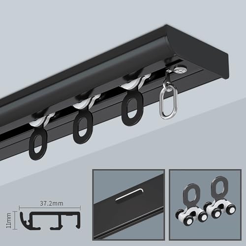 Techo de aluminio para dormitorios modernos con riel individual de 3,4 m 3