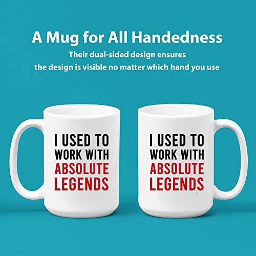 Image of Panvola I Used To Work With Absolute Legend Coworker Gifts Retirement New Job Goodbye Retired Colleague Ceramic Coffee Mug (15 oz, White)