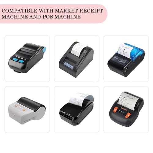 Image of Wireless Mini Printer Portable, Inkless Sticker Printer with 10 Rolls Paper,Bluetooth Thermal Printer Compatible with iOS + Android for Memo,Photo, Print Pod Best Gifts (Thermal Roll)