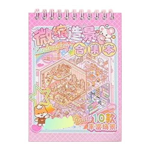 漫画ミニチュアシーンステッカー楽しいミニチュア風景子供大人スクラップブッキングジャーナルクラフト装飾クリエイティブプロジェクト
