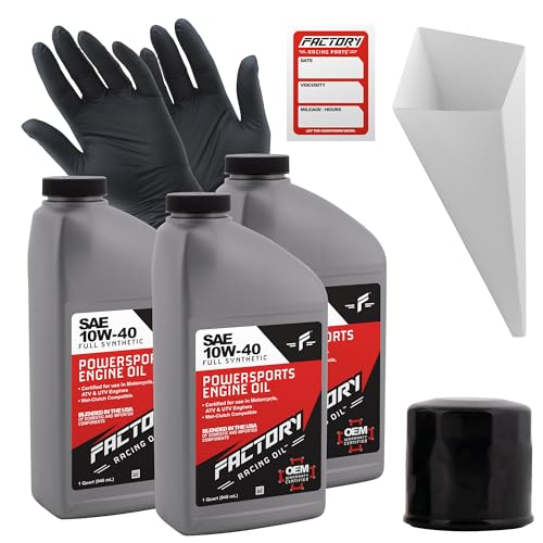 Kit para cambio de aceite 10W-40 sintético 3 cuartos miniatura 1