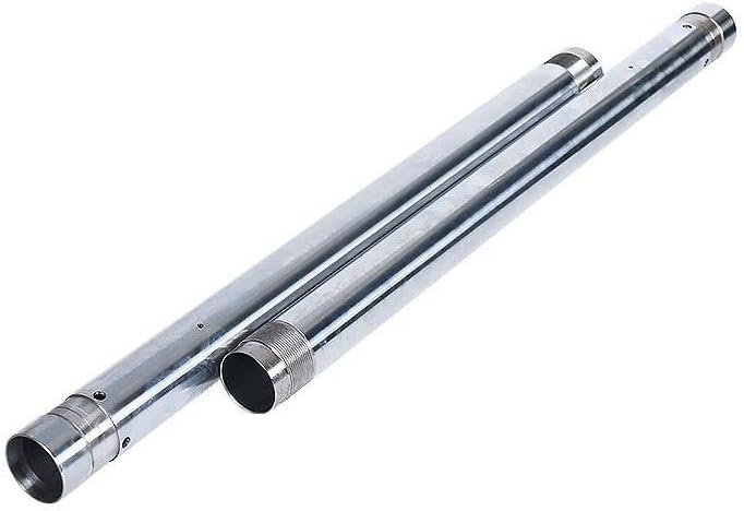 Front Fork Pipes Inner Forks Tubes Silver Pair For Suzuki RG125 NF13A 1991 1992 1993 1994 1995 1996 1997 39x525mm