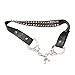 Produktbild Widmann 7118H - Nietengürtel mit Handschellen, Schwarz, Punk, Rocker, Biker, Kostüm, Accessoire, Karneval, Mottoparty