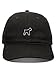 Daxton Dog Breeds Baseball Dad Hat Unstructure Low Profile Strapback, Schnauzer Dog, Black Hat
