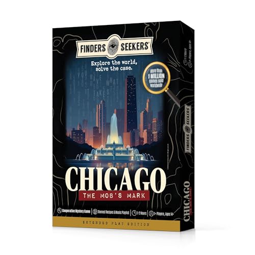 Chicago Mob Cold Case Mystery Game for Adults - Detective Puzzle Escape