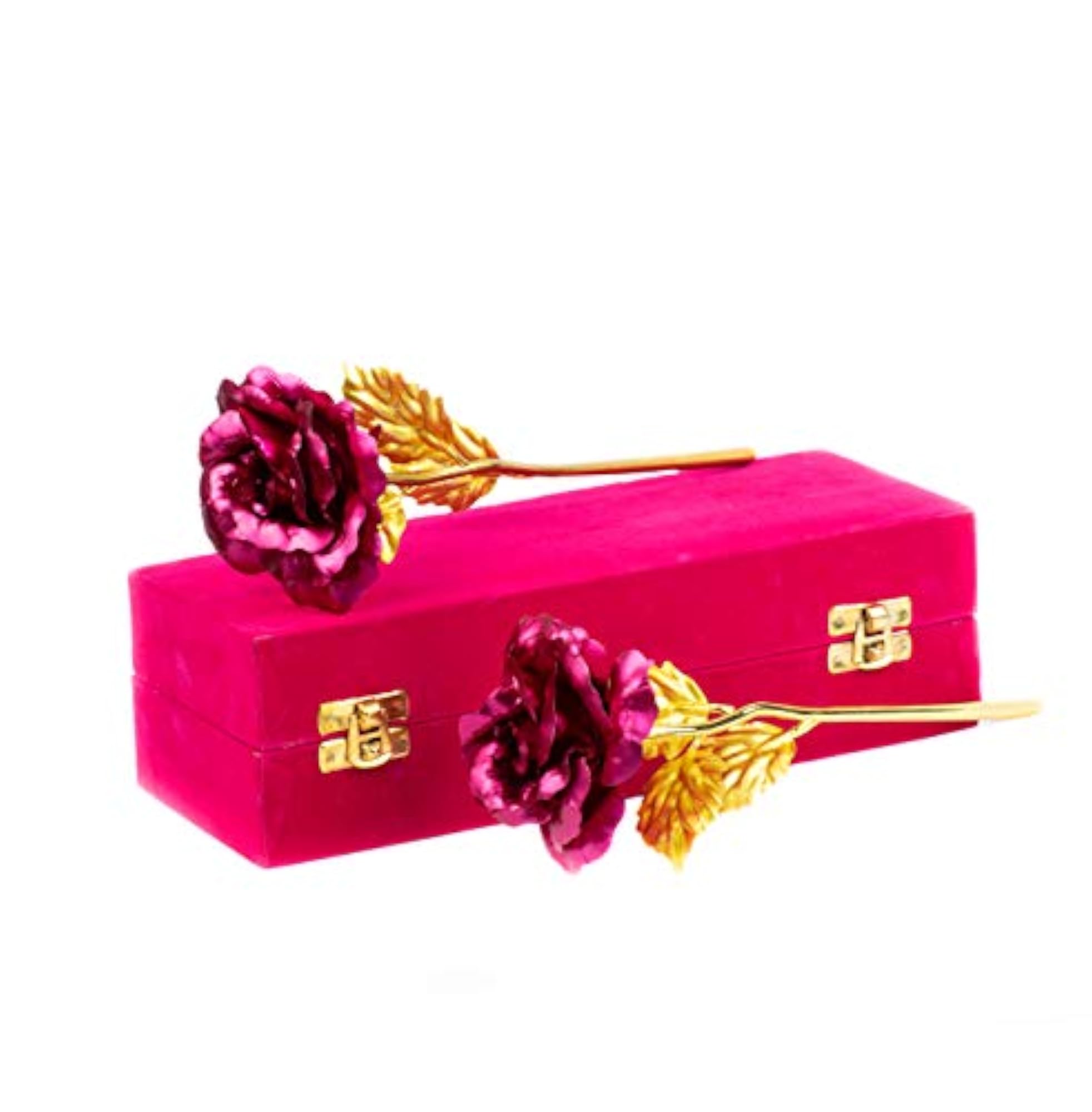 Pink Rose with Gift Box for Loved Ones