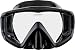 Cressi Liberty Triside Spe Diving Mask, Black/Black/Black