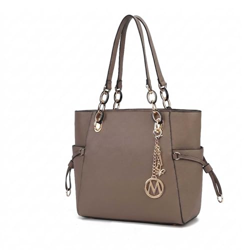 Image of MKF Collection Shoulder Bag Handbag for Women, Vegan Leather Satchel Bag ladies Tote Bag, Top-Handle Purse by Mia K