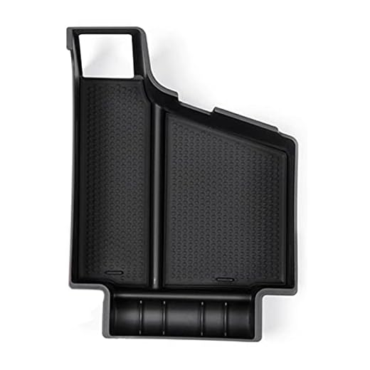JUSTZHIQIANG Centrum Förvaringslåda Bilbehållare Hållare Facktillbehör Passar till Volvo S90 XC90 V90CC XC60 2018-2020 (Color Name : Black)
