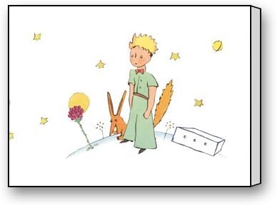 Little Prince Le Petit Prince Canvas Print 16"x12" Modern Wall Art Home Deco