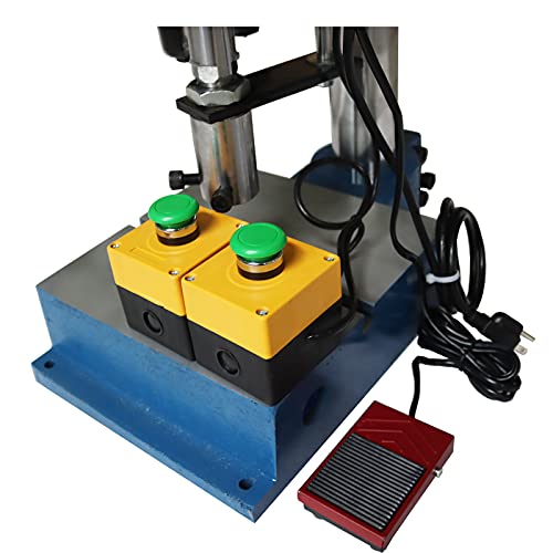 HayWHNKN Pneumatic Punch Press Machine Die Hole Punches with 2 Buttons